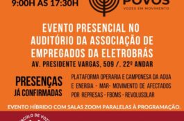 POCAE realiza nesta sexta seminário no Rio sobre soberania energética, com ato em defesa da Eletrobrás