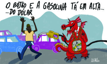 Aumento de preços dos combustíveis e do gás na conta do Bolsonaro