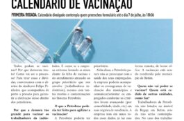 Após pressão, Regap divulga calendário de vacinação