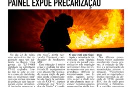 BOLETIM RÁDIO PEÃO – EDIÇÃO 86 Bomba-relógio: explosão em painel expõe precarização