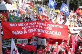 Bancada sindical reforça articulação contra projeto da terceirização
