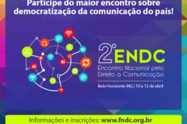 Belo Horizonte sedia o 2º Encontro Nacional pelo Direito à Comunicação