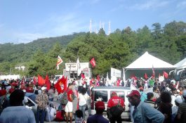 Ato em defesa da Petrobrás, da Reforma Política e dos Direitos será retomado às 16h