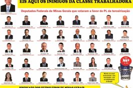 Inimigos da classe trabalhadora de Minas Gerais