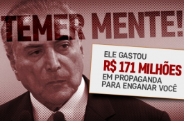 Em propaganda milionária para aprovar o fim da aposentadoria, Temer mente aos trabalhadores e às trabalhadoras
