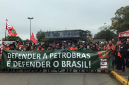 Ato nacional na Refap intensifica luta contra privatização da Petrobrás