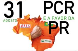 FUP convoca ato nacional contra PCR e pelo pagamento da PR a todos os petroleiros nesta sexta-feira (31)