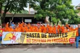 Em atos nacionais, categoria petroleira denuncia política de insegurança no Sistema Petrobrás