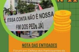 11ª Nota de esclarecimento e informações sobre os equacionamentos dos Planos Petros do Sistema Petrobrás