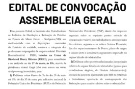 Edital Assembleia Regap e UTE-Ibirité