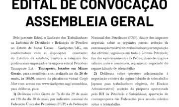 Edital Assembleia UTE-JF