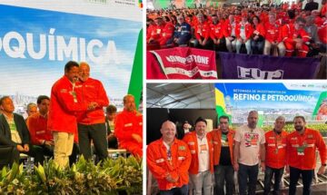 FUP e sindicatos marcam presença em cerimônia de retomada de investimentos na Reduc e na petroquímica