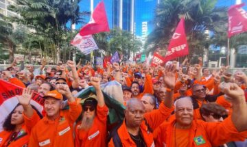 Ato nacional reforça luta pelo fim dos PEDs e cobra que a diretoria da Petrobrás faça a sua parte