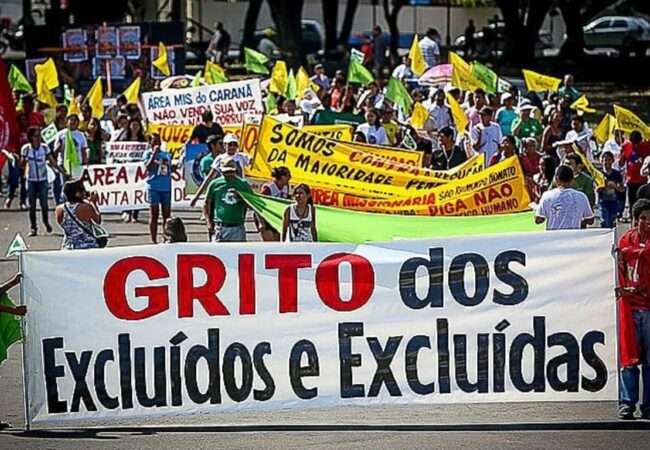 Grito dos Excluídos expõe lutas por mulheres vivas e soberania do Brasil
