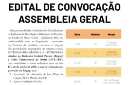 Edital 04/26 Assembleias Regap e UTE-IBT