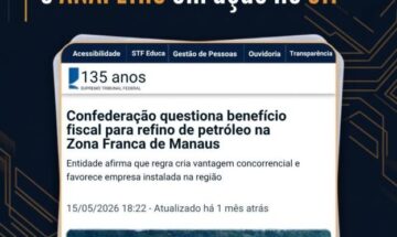 AGU confirma tese defendida pela FUP, Sindipetro AM e Anapetro em ação no STF sobre benefício fiscal ao refino na Zona Franca de Manaus