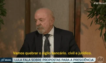 Lula aborda escala 6×1, segurança pública e combate ao endividamento em entrevista ao SBT